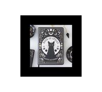 KDMD Black Cat Magick Book of Spells A5 Notebook with Pen KDMD Black