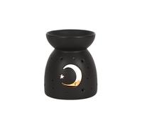 KDMD Black Mystical Moon Cut Out Oil Burner KDMD Black