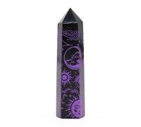 KDMD Black Obsidian Point - Mystic Story - Deep Purple KDMD Purple One Size