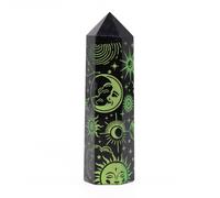 KDMD Black Obsidian Point - Mystic Story - Forest Green KDMD Green One Size