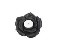 KDMD Black Rose Resin Tealight Candle Holder KDMD Black