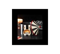 KDMD Black Striped Circus Tent Ceramic Oil Burner for Tealight KDMD Black