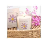 KDMD Blooming Lovely Daisy Wildflower Candle in White KDMD White