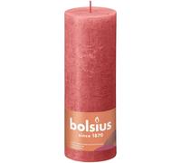 KDMD Blossom Pink Bolsius Rustic Shine Pillar Candle 190 x 68mm KDMD Pink