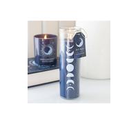 KDMD Blue Moon Phase Fig & Vanilla Scented Glass Candle - 55H Burn Time KDMD Blue