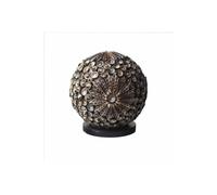 KDMD Boho Sea Shell Lamp -Chocolate Twist Globe, 15cm -Natural Shell Decor in Chocolate KDMD Chocolate