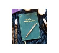 KDMD Book of Abundance Journal with Green Aventurine Crystal Pen in Teal KDMD Teal