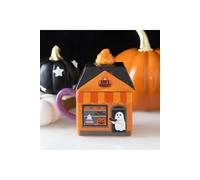 KDMD Boos Bakery Ghost Lidded Ceramic Mug 350ml Halloween in Orange KDMD Orange