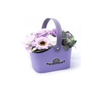 Kdmd Bouquet Petite Basket Soft Lavender Bath Soak Roses Lavender