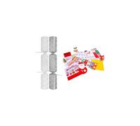 KDMD Box of 50 Snowflake Catering Crackers 10 Inch in Grey KDMD Grey