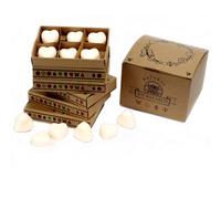 KDMD Box of 6 Wax Melts - Cinnamon & Orange in White KDMD White