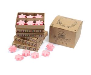KDMD Box of 6 Wax Melts - Classic Rose in Pink KDMD Pink