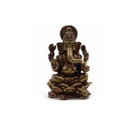 KDMD Brass Miniature Ganesha Statue - 49mm, 52g, Handcrafted Indian Art in Bronze KDMD Bronze
