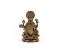 KDMD Brass Saraswati Miniature Statue - 34mm, 22g, Wisdom & Arts Decor in Bronze KDMD Bronze
