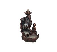 KDMD Bronze Effect Buddha Backflow Incense Burner KDMD Bronze