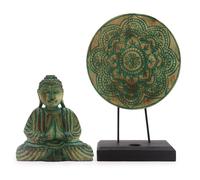 KDMD Buddha Feng Shui Set - Buddha Knot - Green KDMD Green