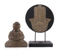 KDMD Buddha Feng Shui Set - Hamsa - Grey KDMD Grey