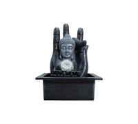 Buddha Hand Head Tabletop Water Feature Crystal Sphere 20X25X35Cm