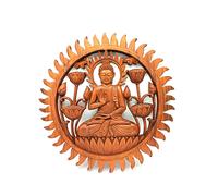 KDMD Buddha & Lotus Panel - 40cm in Brown KDMD Brown