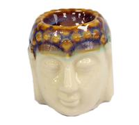 KDMD Buddha Oil Burner - Ivory & Mint in Cream KDMD Cream