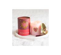 Burning Love Black Fig Candle - Romantic Scent In Pink Jar