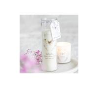 KDMD Butterflies Appear Vanilla Candle - Memorial Gift & Sympathy Tribute in White KDMD White