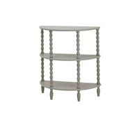 KDMD Camden Collection Half Moon 3-Tier Table for Living & Hallways in Light Grey KDMD Light Grey