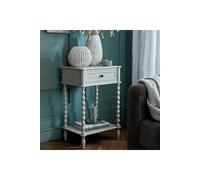 KDMD Camden Collection Minimalist One Drawer Side Table in Light Grey KDMD Light Grey