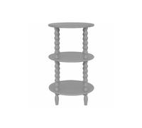 KDMD Camden Collection Tall Round Side Table - Modern, Elegant & Versatile in Light Grey KDMD Light Grey