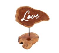 KDMD Candle Holder Sign - Love in Brown KDMD Brown