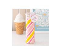 KDMD Candy Stripe Candyfloss Tube Candle - Sweet Scented Retro Decor KDMD Multicolor