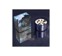 KDMD Capricorn Zodiac Crystal Candle & Gemstone Bracelet Set in Blue KDMD Blue