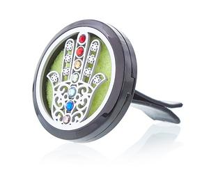 KDMD Car Diffuser Kit - Hamsa - 30mm in Green KDMD Green
