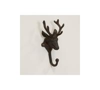 Charming Black Cast Iron Stag Hanger