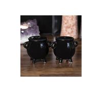 KDMD Cauldron Cruet Salt & Pepper Set in Black KDMD Black