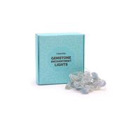 KDMD Celestite & Rose Quartz Gemstone Enchantment Lights USB LED Decor in Light Blue KDMD Light Blue