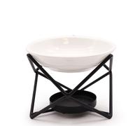 KDMD Ceramic & Metal Hex Stand in Black KDMD Black