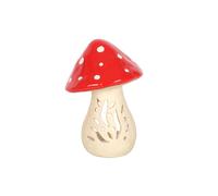 KDMD Ceramic Mushroom Tealight Candle Holder in Cream KDMD Cream