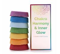 KDMD Chakra Bath Fizz - Large Box - Chakra Harmony & Inner Glow KDMD Multicolor