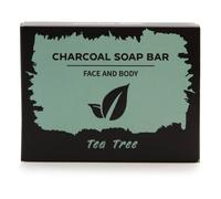 KDMD Charcoal Soap 85g - Tea Tree in Green