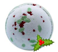 KDMD Christmas Bath Bomb - Holly Berry & Mistletoe in White KDMD White