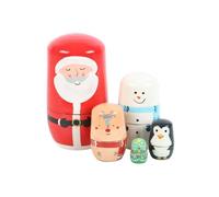 KDMD Christmas Russian Nesting Doll Set KDMD Multicolor