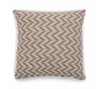 KDMD Classic Cushion Cover - Herringbone Wide Grey - 40x40cm in Brown | Size: 40x40 cm KDMD Brown 40x40 cm