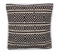 KDMD Classic Cushion Cover - Tribal Design - 45x45cm in Black | Size: 45x45 cm KDMD Black 45x45 cm
