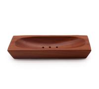 KDMD Classic Mahogany Soap Dish - Rectangle in Maroon KDMD Maroon