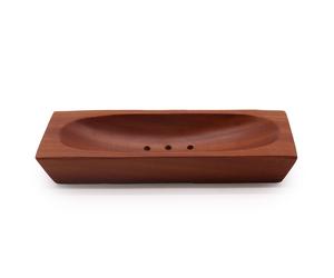 KDMD Classic Mahogany Soap Dish - Rectangle in Maroon KDMD Maroon
