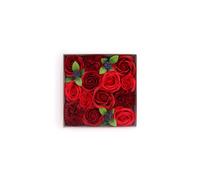 Classic Red Roses Soap Flower Gift Box - Elegant Romantic Decor