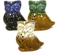 KDMD Classic Rustic Oil Burner - Owl Side-on (assorted) KDMD Multicolor