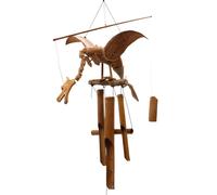KDMD Coconut Dragon Wind Chimes in Brown KDMD Brown