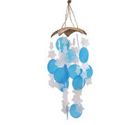 KDMD Coconut Windchimes - Blue & White Stars - 30cm KDMD Blue